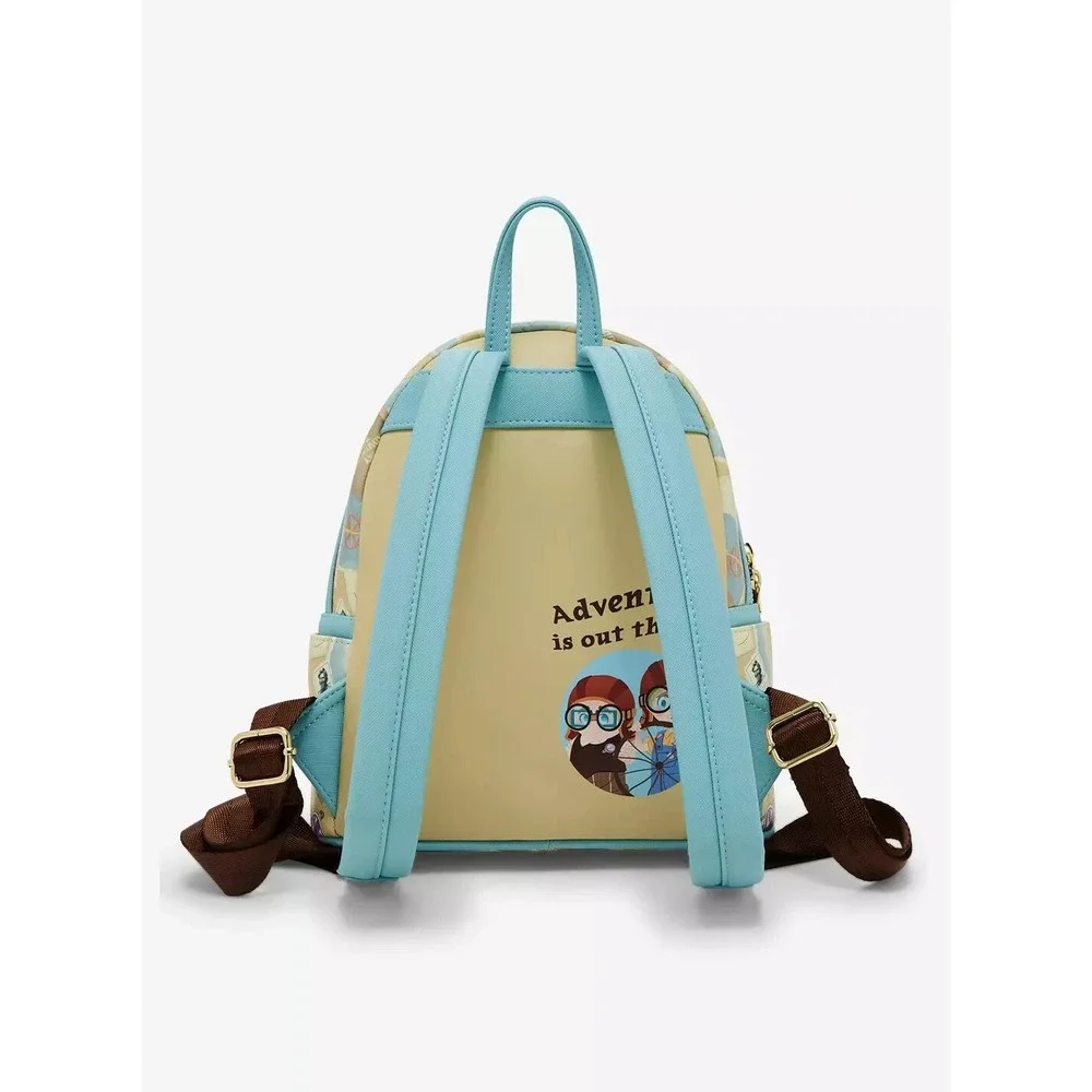 Loungefly Disney‎ Pixar Up Young Carl & Ellie Adventure Mini Backpack Exclusive